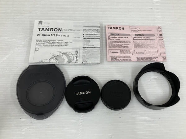【動作保証】TAMRON 28-75mm F/2.8 Di III VXD G2 Eマウント sony A063 タムロン ソニー 中古 美品 O8835188の画像3