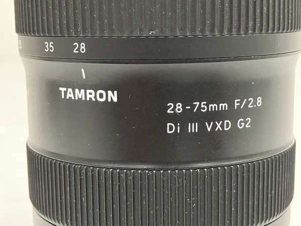 【動作保証】TAMRON 28-75mm F/2.8 Di III VXD G2 Eマウント sony A063 タムロン ソニー 中古 美品 O8835188の画像4
