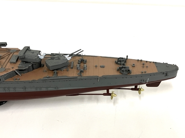 【引取限定】メーカー不明 日本海軍 戦艦 足柄 プラモデル 組立済 約59×7.5×12.5cm ジャンク 直 B8820574_画像7