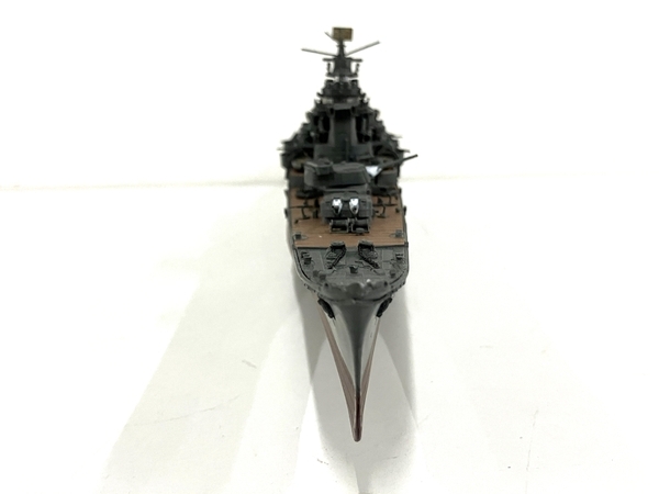 【引取限定】メーカー不明 日本海軍 戦艦 足柄 プラモデル 組立済 約59×7.5×12.5cm ジャンク 直 B8820574_画像3