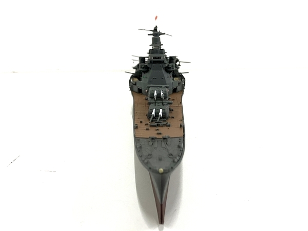 【引取限定】メーカー不明 日本海軍 戦艦 足柄 プラモデル 組立済 約59×9×12cm ジャンク 直 B8820571_画像3