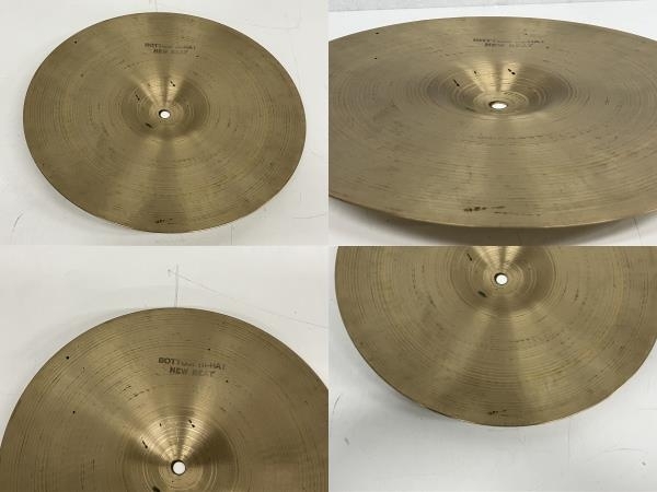 ZILDJIAN AVEDIS ジルジャン BOTTOM HI-HAT NEW BEAT セット シンバル 約14インチ ドラム 打楽器 中古 S8808913_画像4