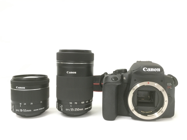 【動作保証】Canon EOS kiss X10i ダブル レンズ キット 一眼レフカメラ 中古 Y8814073_画像1