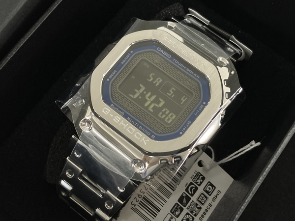 【動作保証】CASIO G-SHOCK GMW-B5000D-2JF 腕時計 カシオ フルメタル ブルーアクセント 未使用 N8813761の画像2