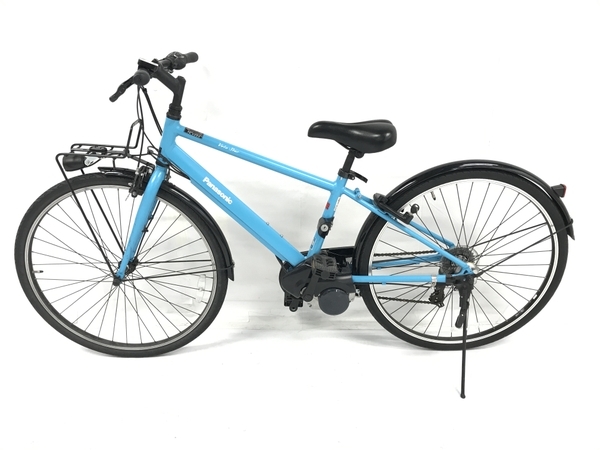 [ гарантия работы ]Panasonic Velo-Star BE-ELVS774V Flat aqua blue велосипед с электроприводом Panasonic б/у приятный F8778596