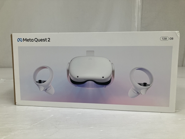 【動作保証】Oculus Meta quest2 128GB VR ヘッドセット ゲーム スタンドアローン 中古 美品 O8814038の画像3