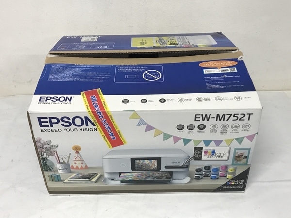 【動作保証】EPSON EW-M752T インクジェット プリンター エコタンク搭載 2021年製 PC周辺機器 家電 中古 F8763230の画像2