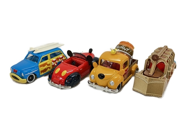 【動作保証】TOMICA 東京ディズニーリゾート いろいろ おまとめ 4点セット トミカ 中古 W8832790_画像1