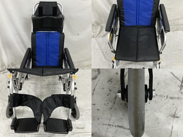【引取限定】【動作保証】MIKI ミキ BAL-12 介護用 リクライニング助式車椅子 中古 直 S8815838の画像9