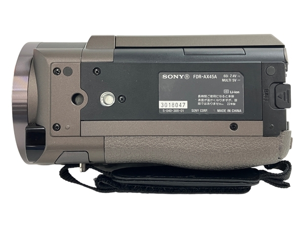 【動作保証】SONY FDR-AX45A デジタルビデオカメラ 2022年製 中古 良好 N8807228の画像9
