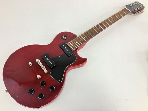 Epiphone エピフォン Les Paul Model レッド エレキ ギター レスポール 弦なし 楽器 ジャンク K8815410の画像1