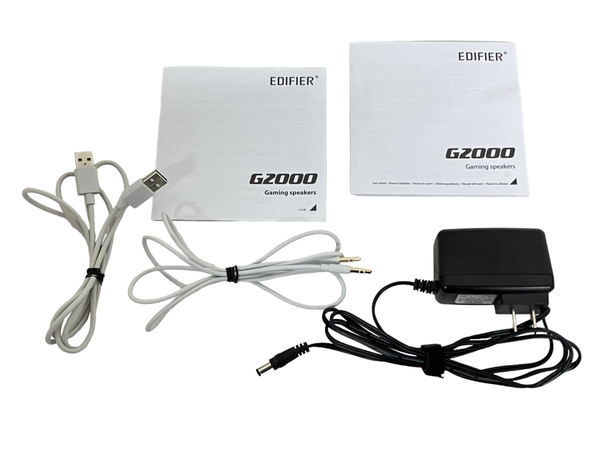 【動作保証】 EDIFIER G2000 ゲーミングスピーカー ホワイト 中古 T8800842_画像2