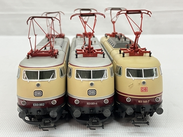 【動作保証】 Marklin 37574 DB BR103 HOゲージ 電気 機関車 記念 限定モデル 3両 セット メルクリン 鉄道模型 中古 良好 C8826755_画像3