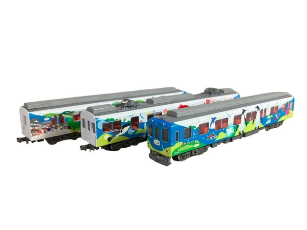 【動作保証】 グリーンマックス 50662 近鉄2013系 観光列車 つどい 登場時 3両セット Nゲージ 鉄道模型 美品 N8836291_画像1