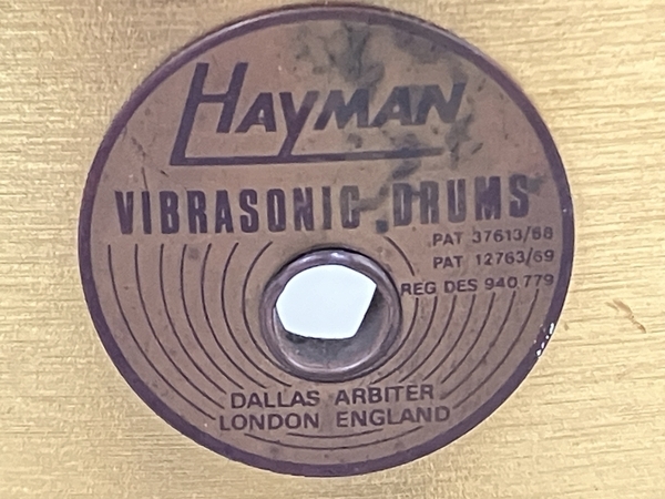 【引取限定】 【動作保証】 HAYMAN VIBASONIC DRUMS 詳細不明 フロアタム ドラム 打楽器 楽器 中古 直 S8808909の画像6