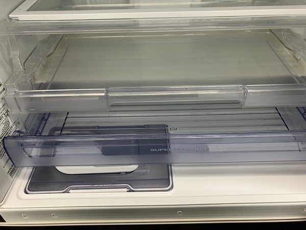 【動作保証】MITSUBISHI MR-CX37A-BR1 ノンフロン冷凍冷蔵庫 3ドア 365L 右開き 2017年製 三菱 中古 楽 C8679809_画像5