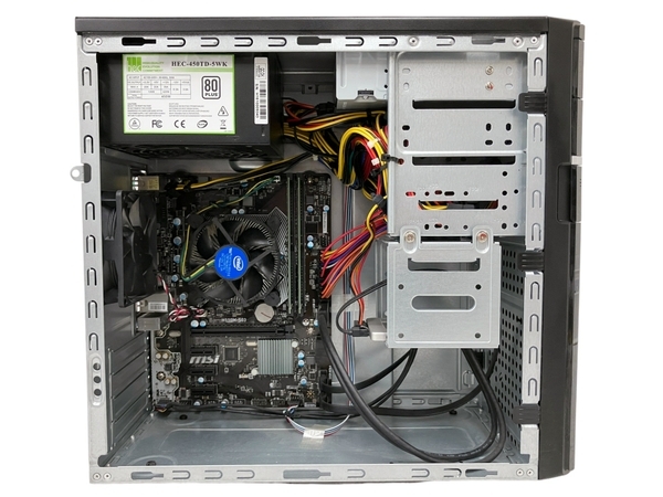 【動作保証】 iiyama STYLE デスクトップ パソコン IstDXi-M022-Ai7 i7-7700 16GB SSD 275GB Win11 中古 M8711565_画像9