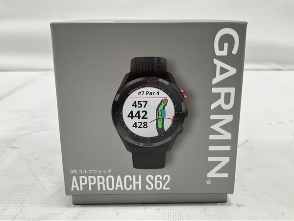 【動作保証】GARMIN 010-02200-20 Approach S62 ゴルフ GPS ウォッチ スマート ガーミン 時計 中古 H8831890の画像5