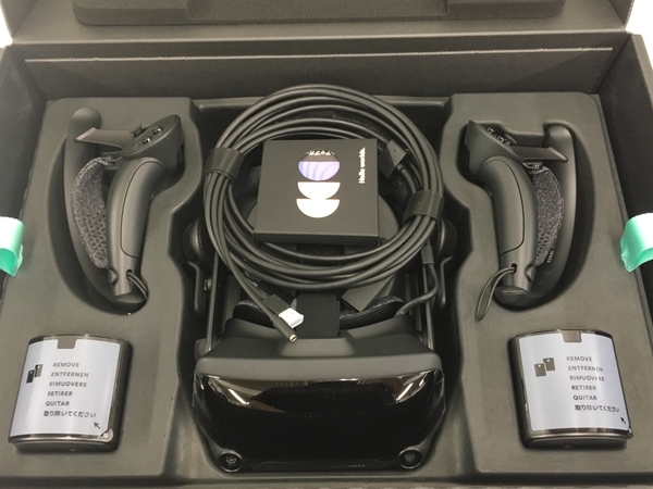 【動作保証】 Valve Index VR KIT ヘッドセット コントローラー フルキット 映像 機器 美品 中古 T8774277_画像3