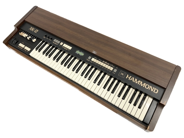 【動作保証】 鈴木楽器製作所 Hammond XK-2 ハモンド オルガン ドローバー キーボード 鍵盤楽器 電子楽器 中古 W8817918の画像1