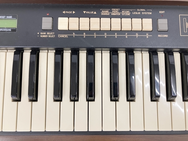 【動作保証】 鈴木楽器製作所 Hammond XK-2 ハモンド オルガン ドローバー キーボード 鍵盤楽器 電子楽器 中古 W8817918の画像6