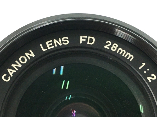 Canon LENS FD 28mm F2 単焦点レンズ キャノン カメラ ジャンク Y8840064_画像3