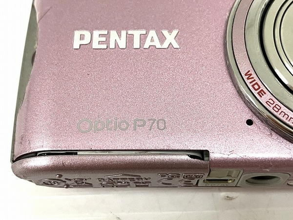 【動作保証】Pentax Optio P70 4x Zoom コンパクトデジタルカメラ ペンタックス ピンク 中古 O8797793_画像8