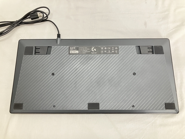 【動作保証】 Logicool G213 ゲーミングキーボード PC周辺機器 中古 W8836837_画像8