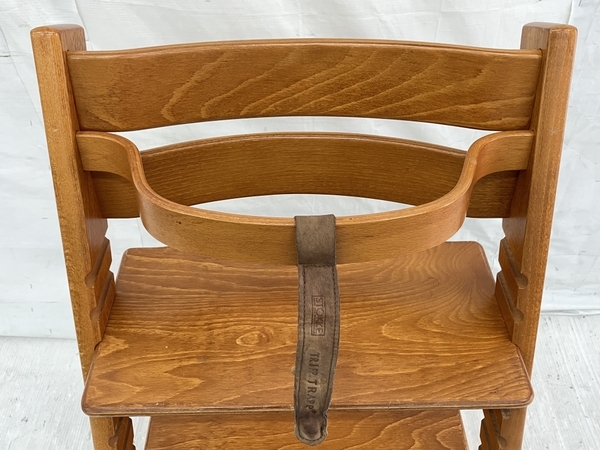 STOKKE ストッケ TRIPP TRAPP トリップ トラップ ハイチェア ベビーチェア 椅子 ベビー用品 家具 中古 K8819072_画像4