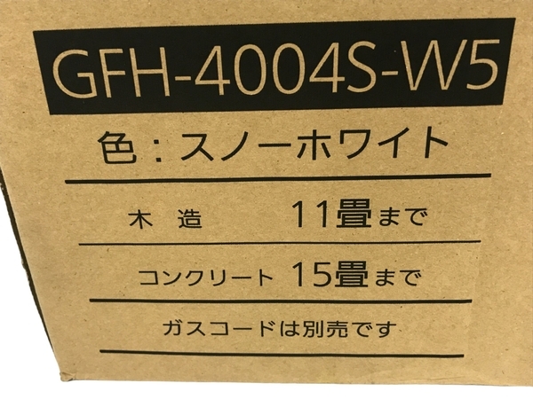 【動作保証】 NORITZ GFH-4004S-W5 ガス ファンヒーター 都市ガス RGH-10K ガスコード 付き 未使用 未開封 F8802773_画像9