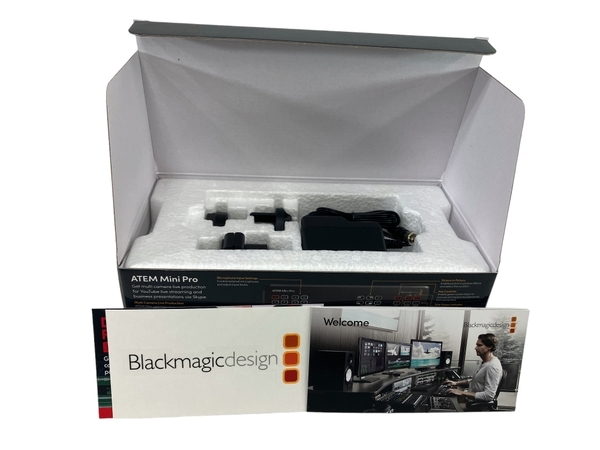 【動作保証】 Blackmagic Design ATEM Mini Pro ライブプロダクションスイッチャー 映像機器 未使用 N8838516_画像2