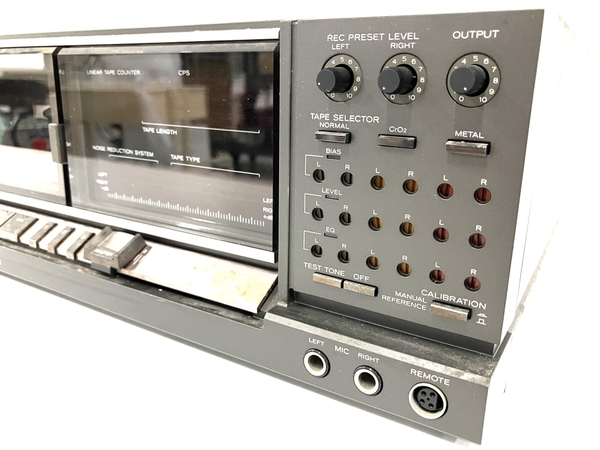 TEAC Z-5000 STEREO CASSETTE DECX カセットデッキ ティアック オーディオ機器 ジャンク B8781448の画像7