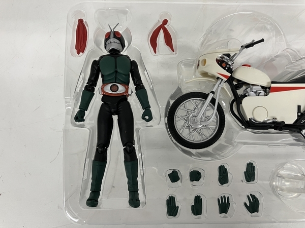 BANDAI バンダイ S.H.Figuarts 仮面ライダー 旧2号&サイクロン号 改造ver. セット フィギュア ホビー 中古 S8832313の画像4