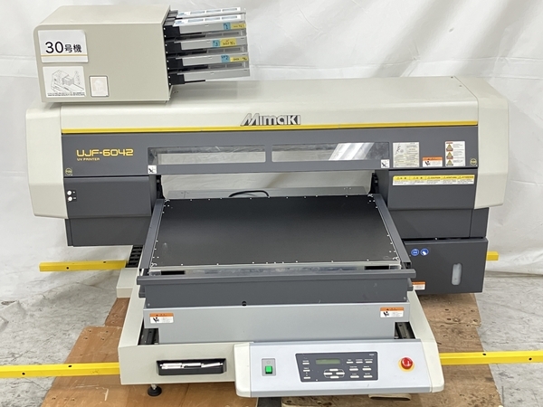 [ pickup limitation ][ operation guarantee ]Mimaki UJF-6042 UV-LED hardening Flat bed industry for ink-jet printer used direct N8850568