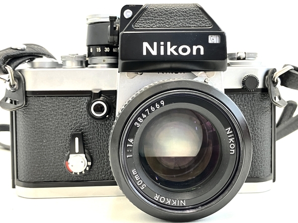 Nikon F2 一眼フィルムカメラ ボディ NIKKOR 50mm 1:1.4 レンズ セット ケース付 ニコン フィルムカメラ ジャンク Z8847897_画像1