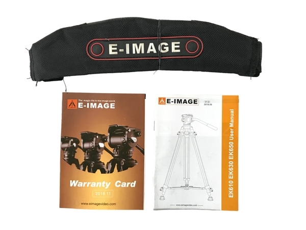 【動作保証】E-IMAGE EH650 GA752S 雲台付 三脚 カーボン カメラ周辺機器 イー・イメージ 中古 F8807538_画像2