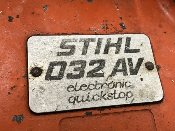 STIHL 032 AV エンジンチェンソー スチール 電動工具 動作未確認 ジャンク C8821097_画像9