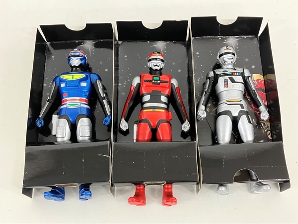 BANDAI バンダイ 宇宙刑事ギャバン/宇宙刑事シャイダー/宇宙刑事シャリバン フィギュア おまとめ 3点セット 中古 K8831698_画像1