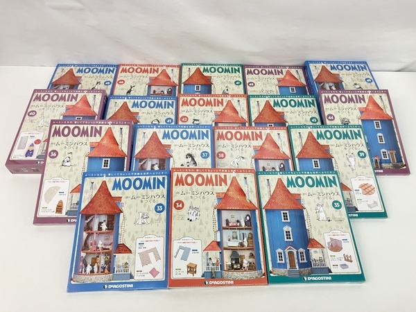 DeAGOSTINI 週刊 ムーミンハウスをつくる 15-100巻 ディアゴスティーニ ムーミン MOOMIN 中古 未開封 未使用 Z8723968_画像5