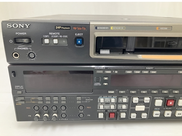 【動作保証】SONY ソニー HDW-S2000 HDCAM デジタルビデオカセットレコーダー 業務用デッキ 中古 O8736419の画像3
