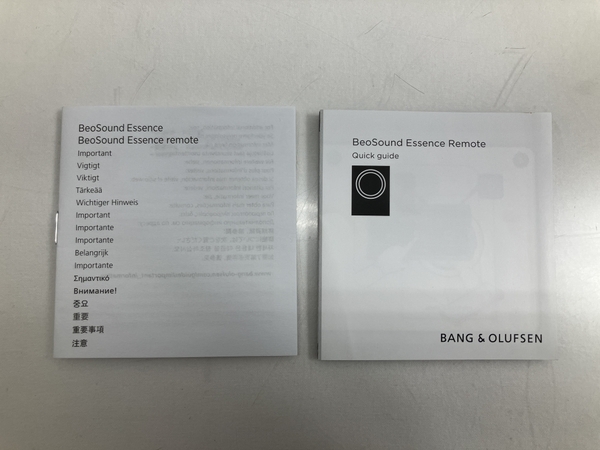 [ operation guarantee ] Bang&amp;Olufsen Beosound Essence Remote controller Bang and Olfsen used W8735004