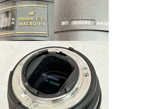 【動作保証】TAMRON SP AF 180mm F3.5 Di LD IF MACRO for Nikon ニコン タムロン ジャンク C8713873_画像9