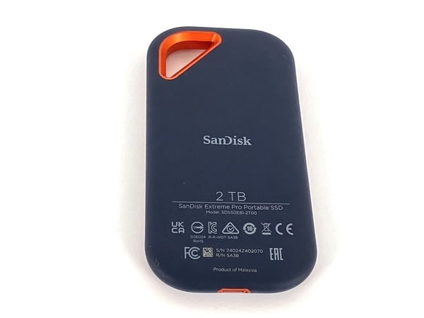 [ operation guarantee ]Sandisk SDSSDE81-2T00 Extreme Pro 2TB portable SSD used beautiful goods Y8847616