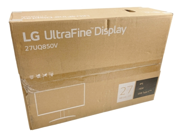 【動作保証】LG UltraFine Display 27UQ850V 27型 4K ディスプレイ エレクトロニクス PC周辺機器 未使用 W8830099_画像1