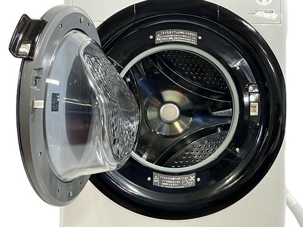 【動作保証】 SHARP ES-S7E-WL ドラム式 洗濯 乾燥機 洗濯機 左開き 2020年製 ホワイト シャープ 中古 楽 T8725930_画像6