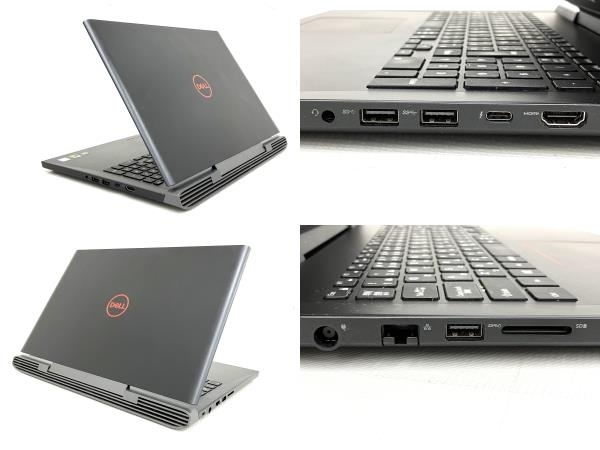 【動作保証】Dell G5 5587 ノートパソコン 15.6インチ i7-8750H 16GB SSD 256GB HDD 1TB GTX 1060 Win11 中古 M8752410の画像5