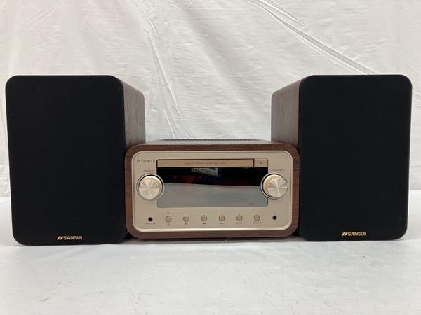 【動作保証】 SANSUI SMC-300BT 真空管 ハイブリッド アンプ CDプレーヤー オーディオ 音響機器 サンスイ 中古 C8825594_画像3