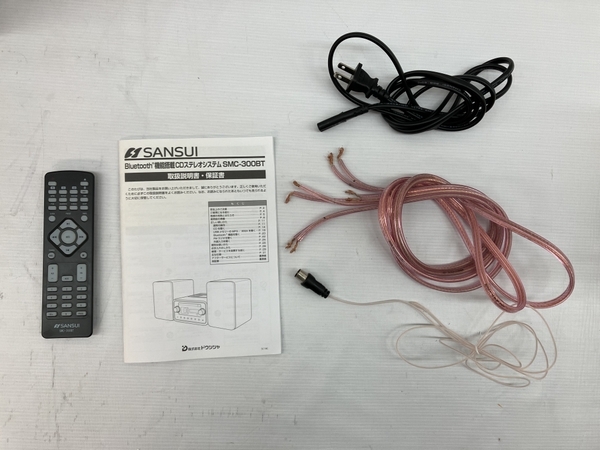 【動作保証】 SANSUI SMC-300BT 真空管 ハイブリッド アンプ CDプレーヤー オーディオ 音響機器 サンスイ 中古 C8825594_画像2