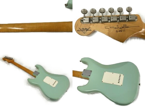 【動作保証】Fender Custom Shop Team Build Custom Series 1961 Stratocaster Closet Classic Sonic Blue by Paul Waller 中古 T8760413_画像6
