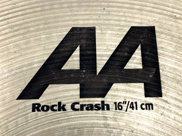 セイビアン SABIAN AA Rock Crash 16/41cm シンバル 打楽器 ドラム 割れあり ジャンク T8773366_画像2